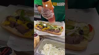 The Big Sandwich 🤤 #subway #shorts #shortsvideo #foodie  #food #sandwich