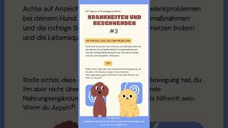 Krankheiten + Beschwerden #3: Gelenkprobleme frühzeitig erkennen! 🦴🐕 #hundetipps #hundegesundheit