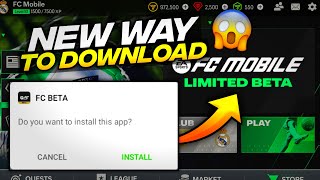 NEW WAY to Download FC MOBILE 24 BETA VERSION