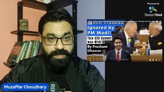 Pak Reacts on Justin Trudeau Ignored by PM Modi at G20 Summit! Incredible Scenes ||