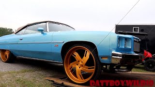 MJ Da Stuntman's LSX 75 Caprice Classic Vert on 26' Gold SD rims