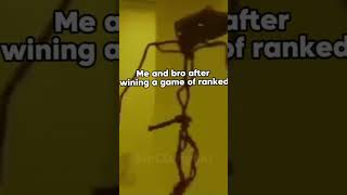 Me and bro after winning a game of ranked #viral #100 #fortnite #memes #gaming