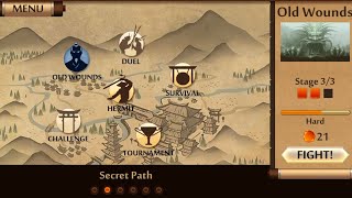 Shadow fight 2 Special Edition | Old Wounds | Sensei vs Hermit | Secret Path |