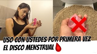 Mi experiencia con el DISCO MENSTRUAL mi primera vez