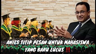 HARI INI‼️ ANIES HADIR DI WISUDA MAHASISWA UNIVERSITAS YARSI