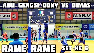 ADU GENGSI DONY HARYONO VS DIMAS SAPUTRA • SET KE 5 LAVANI VS JATENG SELECTION