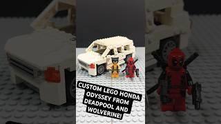 CUSTOM LEGO DEADPOOL AND WOLVERINE HONDA ODYSSEY MOC! #shorts #legos #deadpool #marvel #honda