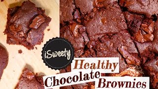 [No Mixer] Healthy Double Chocolate Brownies [No Butter, Milk and Eggs] - Quick and Easy Recipe