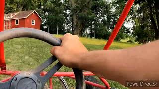 Driving A Yerfdog Go-Kart after installing a performance air filter