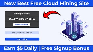 New Free Bitcoin Mining Website || Best Free Cloud Mining Site 2021 || Free Bitcoin Mining Website