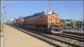 BNSF Z-CHCSSE going through Clarendon Hills IL 9/12/24