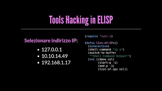 ELISP hacking: selezione IP interattiva