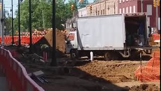 Workers Downtown Albion