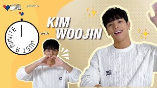 JUST A MINUTE With K-pop Idol KIM WOOJIN | Namaste Hallyu