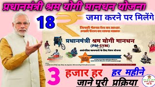 प्रधानमंत्री श्रम योगी मानधन योजना 2020 21।Shram yogi mandhan yojna online apply ।।