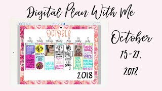 Digital Plan With Me: October 15-21, 2018