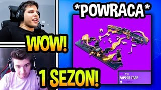 STREAMERZY REAGUJĄ NA *POWRÓT* TRAPA Z PIERWSZEGO SEZONU FORTNITE! & ( SHOTY FORTNITE )