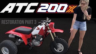 The HONDA ATC200X is finished! part 3