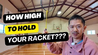 How High To Hold A Badminton Grip - Speed vs Power. What Is Important To You?