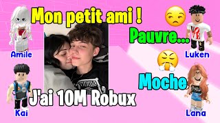 HISTOIRE ROBLOX | Après que mon ex m'a largué, mon meilleur ami riche m'a aimé 🐳