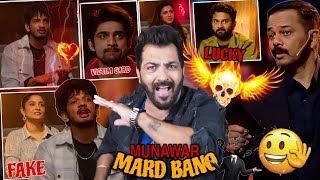 #BIGGBOSS17 :DUMDAR EPI MUNAWAR MARD BANO ABHISHEK VICTIMCARD MANNARA BITCHER ANKITA  FAKE ARUN🤔