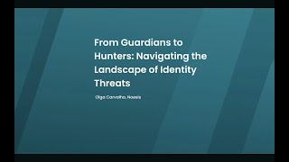 From Guardians to Hunters: Navigating the Landscape of Identity Threats | Dashlane Security Seminar