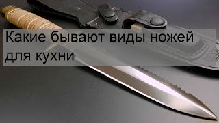 Какие бывают виды ножей для кухни