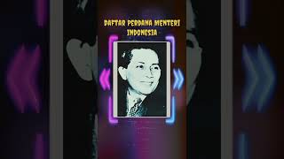 Daftar Perdana Menteri Indonesia 1945-1959