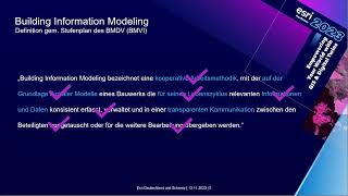 Techsession: Wer BIM sagt muss auch GIS sagen | Esri Konferenz 2023