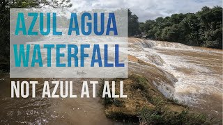 Mexico Agua Azul Waterfall - Not Azul at All!