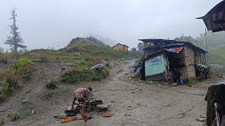 Best  Nepali Himalayan Village Life in Rainy Season | Most Peaceful And Relaxing Himalayan Life |