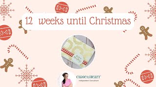 HANDMADE CARD IDEA - PROJECT #3 - 12 WEEKS UNTIL CHRISTMAS #ctmhmaker #sugarscrap #christmas