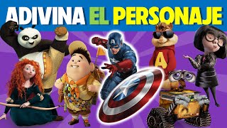 Adivina 50 Personajes de Series, Películas y Anime 🧞🖍️😀 | Quiz de Personajes ✅ - Trivia / Quiz