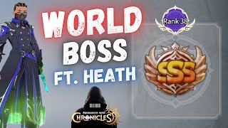 F2P SSS in World Boss with HEATH! Monsters, Tips, & Tricks! - Summoners War Chronicles