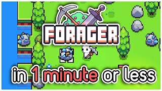 Forager in 1 minute or less #shorts