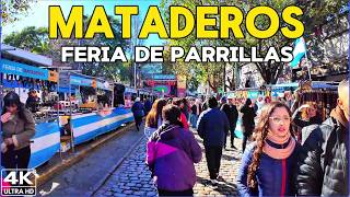 【4K】La MEJOR FERIA de PARRILLAS - MATADEROS, Buenos Aires | Grill Fair Ride