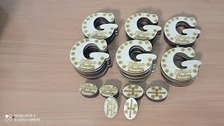 Laser work process. G logo