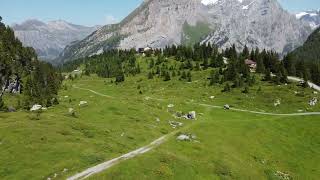 Alpine Majesty: Drone Views of Kandersteg Village in the Swiss Alps 🏔️🚁