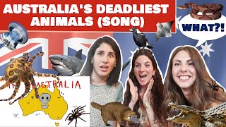 Australia's deadliest animals (song) reaction!