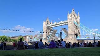 Tower Bridge London UK Opening and Closing 2022