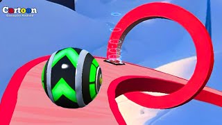 Sky Rolling Ball 3D Gameplay Speedrun Max Levels 867