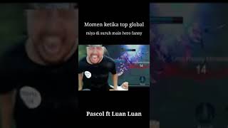 Momen ketika top global miya main fanny pascol ft luan luan#mobile legend#ngakak😂😂