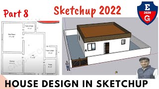 8| house design in sketchup | sketchup 2022