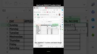 Boost Your Excel Skills with the PRODUCT Function | Multiply Effortlessly!