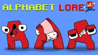 Alphabet Lore A  Z Big  Small but its Growing Up  Super Mario Bros  Game Animation part