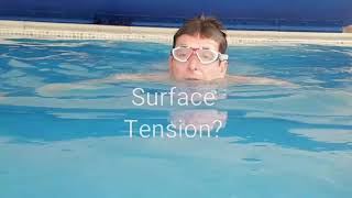 Swimming Without Stress: Surface Tension?