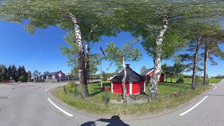 EuroVelo 12- Kristiansand To Mandal- 360 VR-Qoocam 8k-Norwegian National Cycle Route 1