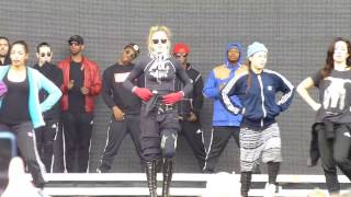 Madonna MDNA  Edenburgh 21 ‎July ‎2012 Soundcheck Express yourself / Give Me All Your Luvin'