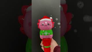 #Axolotl #Christmas #Holidays #Winter #Bubbles #BubbleWand #Festive