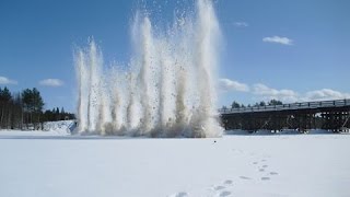 Питарда под льдом прекрасное зрелище!